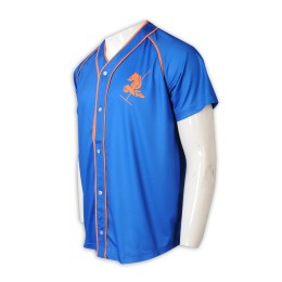 BU39  Custom printed Logo Baseball Shirt Baseball Shirt manufacturer blue BU39  Custom printed Logo Baseball Shirt Baseball Shirt manufacturer blue